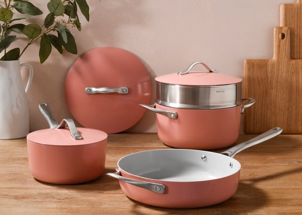Procook Soho 4-delt kokekar, korall