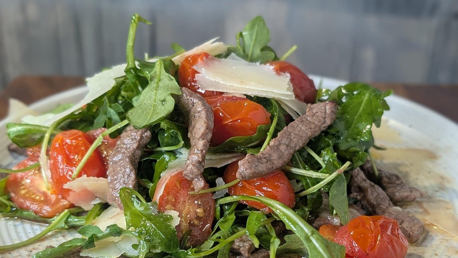 Max Bagaglinis Stracchi Con Rucola Beef Salad: I dag