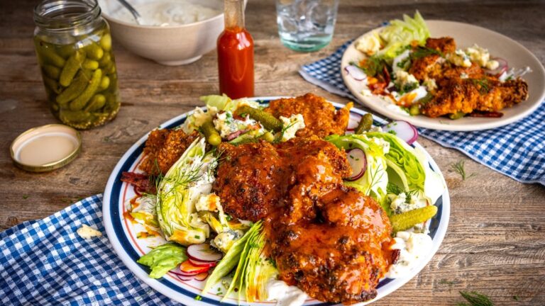 Donals sanntidsoppskrifter: Buffalo-kylling- og kilesalat