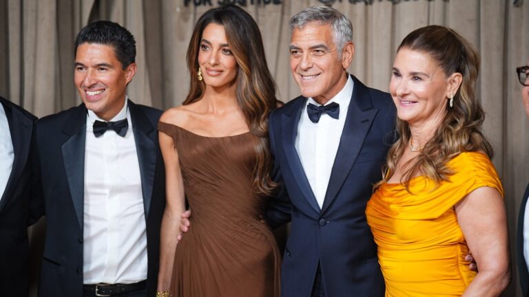 Stjerner satte pÃ¥ stilen pÃ¥ Clooney's London Awards -arrangement
