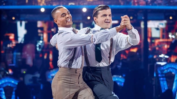 Layton Williams og Nikita Kuzmin på Strictly Come Dancing