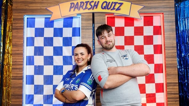 I Parish Quiz-verktÃ¸yet selger Amy O'Dowd fra Munter Connaught og student Damien Manning f