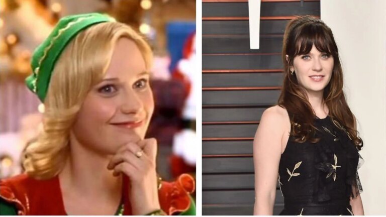 Alvestjernen Zooey Deschanel sier at Katie Holmes fÃ¸rst ble rollebesatt som Jovie
    

