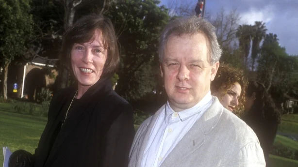 Jim Sheridan og kona Fran avbildet i 1994