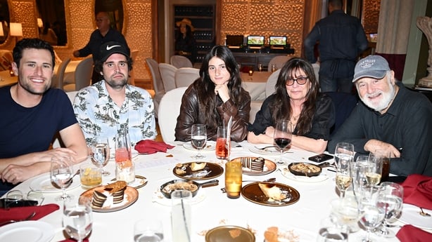   Jake Reiner, Nick Reiner, Romy Reiner, Michele Singer Reiner og Rob Reiner