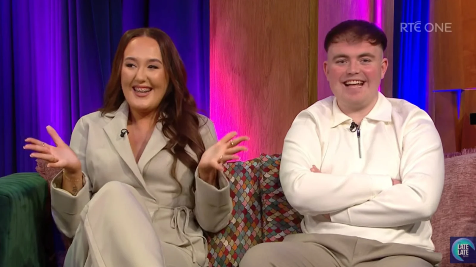 First Dates Ireland par deler babynyheter pÃ¥ Late Late Show