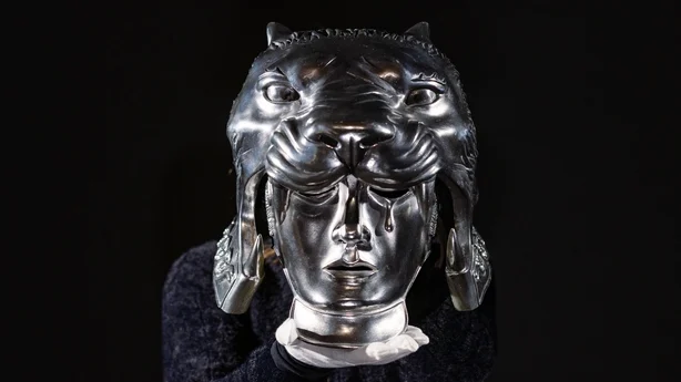 Produksjonslaget Tigris of Gaul-hjelm fra Gladiator-estimat: $50.000-$100.000