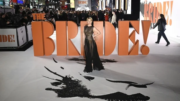 Jessie Buckley deltar pÃ¥ verdenspremieren pÃ¥ The Bride! pÃ¥ Leicester Square i London pÃ¥ Cineworld Leicester Square 26. februar 2026 (Foto: Gareth Cattermole/Getty Images for Warner Bros. Pictures)