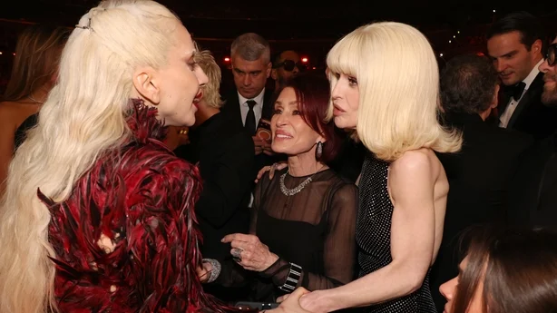 Lady Gaga, Sharon Osbourne og Kelly Osbourne