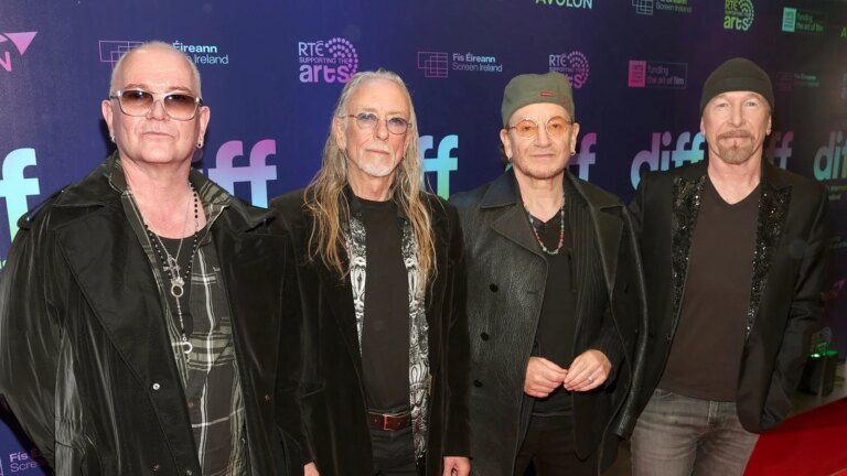 U2 deltar pÃ¥ verdenspremieren pÃ¥ ny Guggi-dokumentar
    


