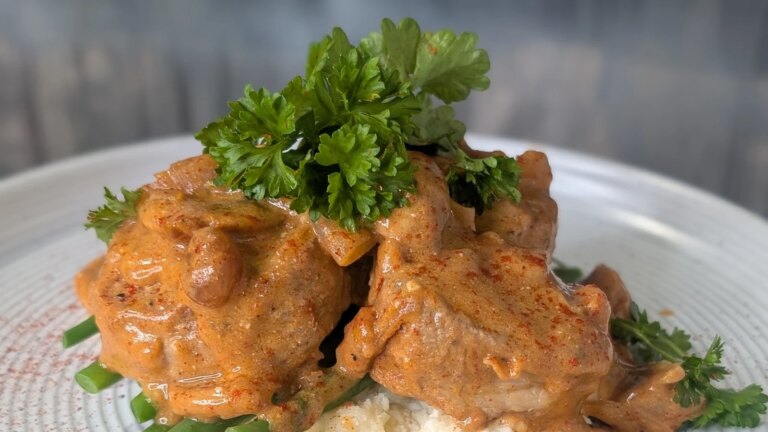 Trisha Lewis's svinekjÃ¸tt stroganoff: I dag
    


