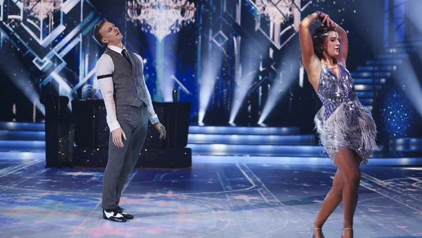 Rose of Tralee Katelyn Cummins med proffdanseren Leonardo Lini under live-showet til RTEs Dancing With The Stars. Bilde: Kyran O'Brien /kobpix INGEN AVGIFT FOR REPRO Under utstillingslÃ¸pet++++++AVGIFT gjelder for fotografier som brukes etter at showet er ferdig.++++++++++