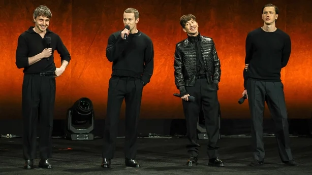   Paul Mescal, Joseph Quinn, Barry Keoghan og Harris Dickinson
