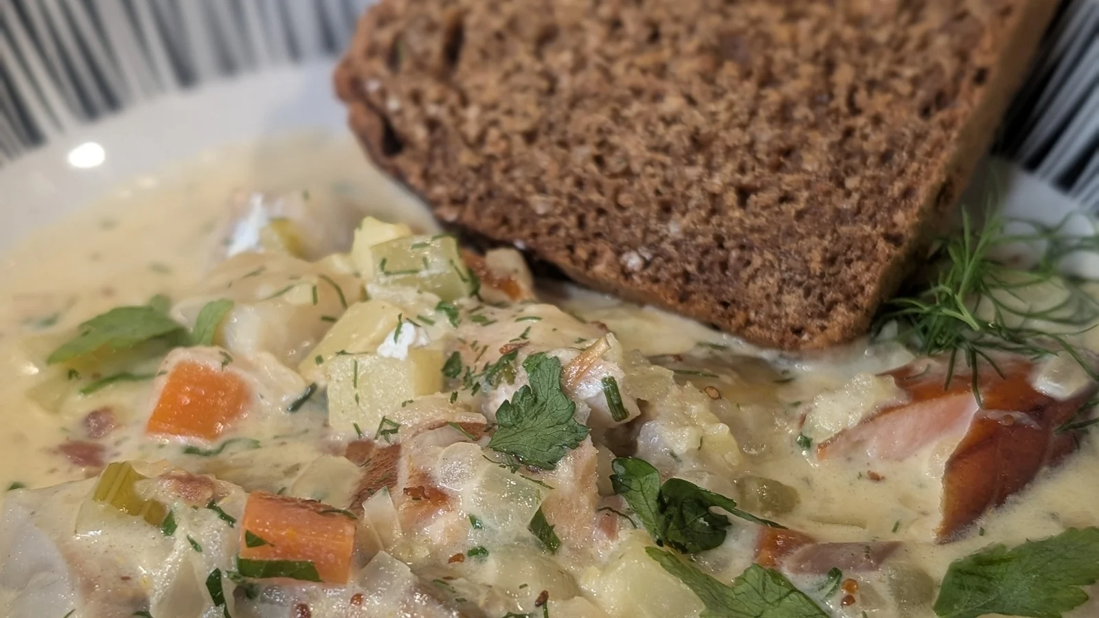 Wade Murphys røkt fiskesuppe: I dag