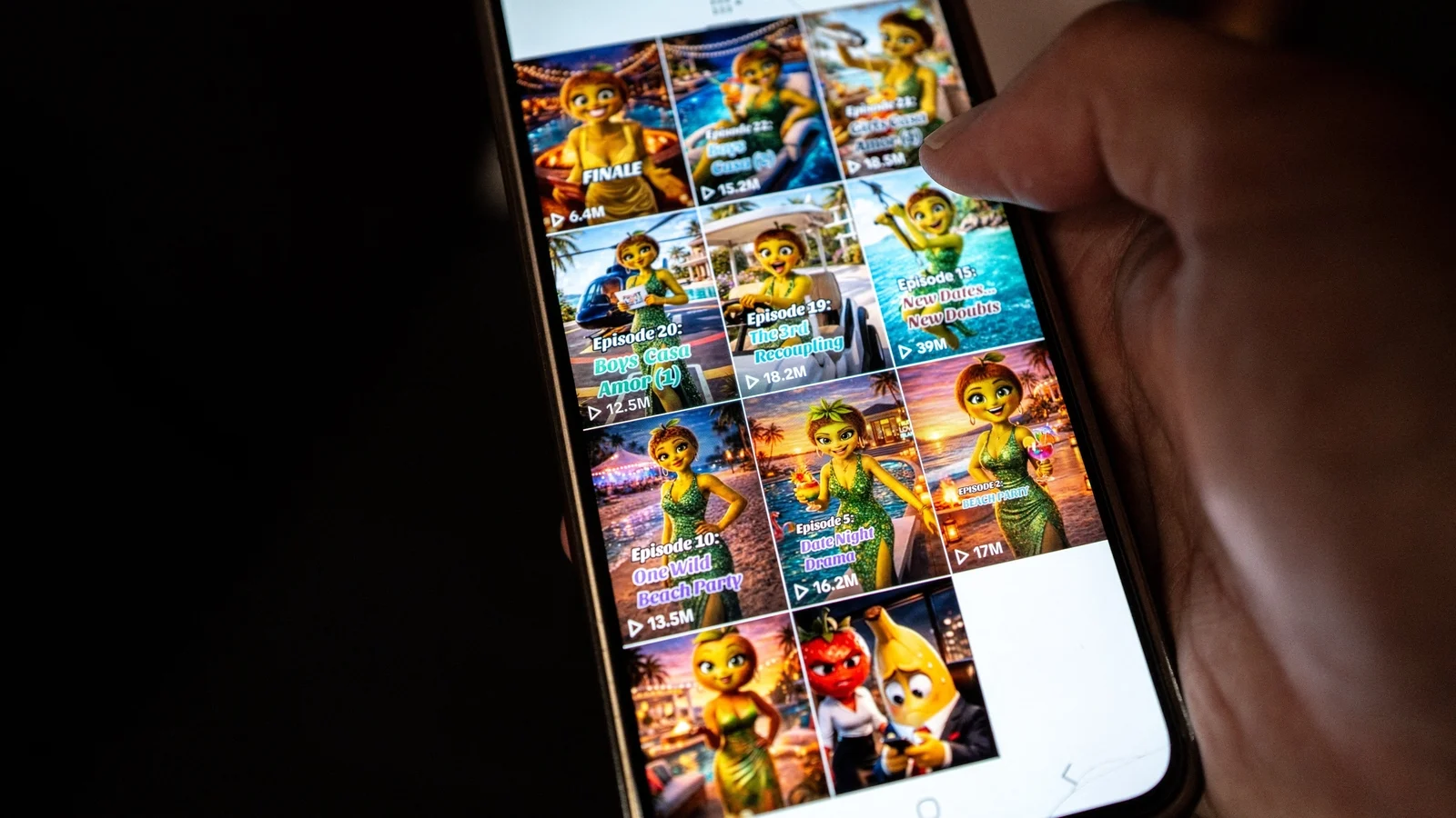 Fruit Love Island blir viralt pÃ¥ TikTok