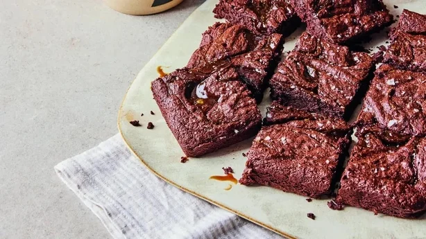 Sophie Richards oppskrift på brownies med salt karamell