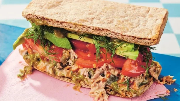 Krydret tunfisk pitta