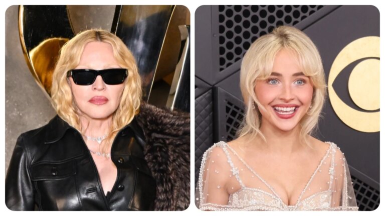 Madonna blir med Sabrina Carpenter for overraskende opptreden pÃ¥ Coachella
    

