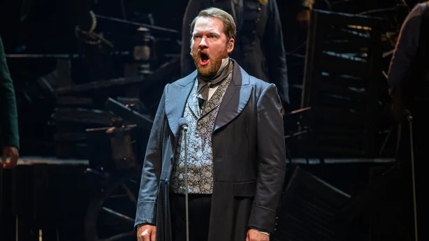 Killian Donnelly opptrÃ¥dte under medieoppfordringen til Les MisÃ©rables The Arena Spectacular pÃ¥ ICC Sydney Theatre 1. mai 2025 i Sydney, Australia. (Foto av James Gourley/Getty Images)