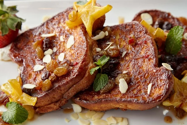 Fransk toast med rosiner