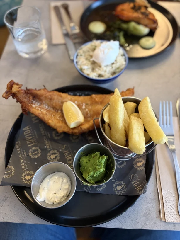 fisk og chips