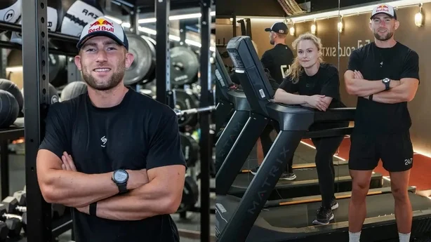 Eleanor Fleming ble satt gjennom sine skritt med Hyrox verdensmester og rekordholder Jake Dearden 