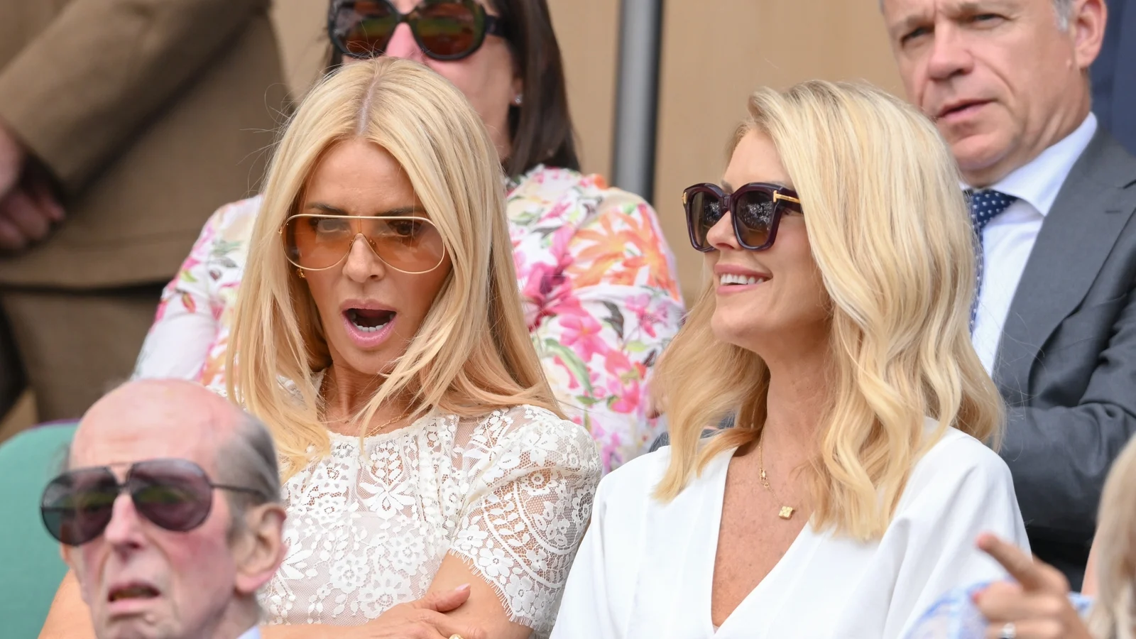 Tess Daly, David Beckham og Mary Berry blant kjendiser pÃ¥ Wimbledon