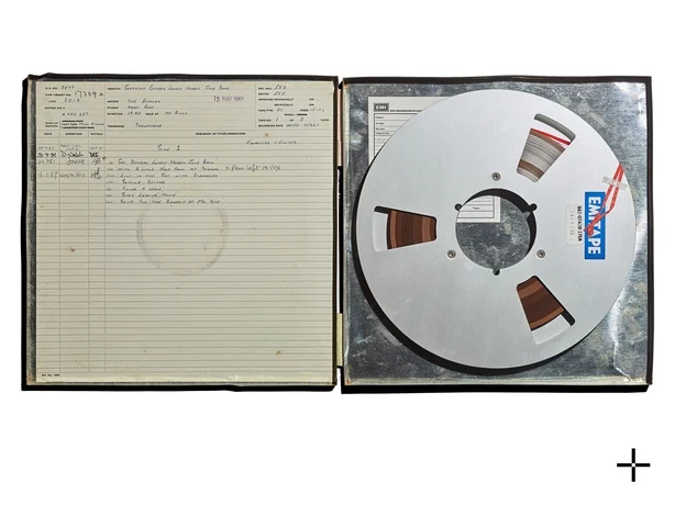 Innsiden av Sgt Peppers mono mastertape Foto: Rick Guest/Legacy/PA Wire