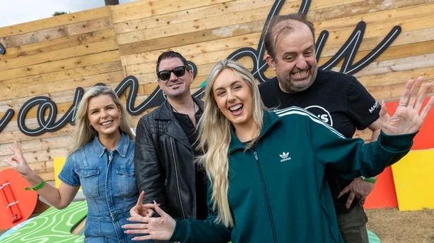 Komikere på Electric PIcnic pressedag