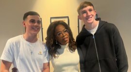 Dublin duo bag eksklusivt Oprah Winfrey-intervju