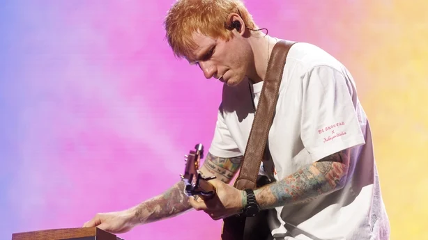 Ed Sheeran på iHeartRadio Music Festival 2025 på T-Mobile Arena 20. september 2025 i Las Vegas. (Foto av Christopher Polk/Billboard via Getty Images)
