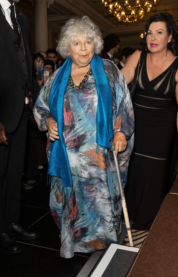 17. juni 2026. Miriam Margolyes deltar på Raindance Film Festival 2026 Opening Night Gala på Waldorf Hilton. 